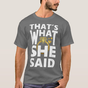 Brudens sida säger jag ja att det hon sa är skjort t shirt