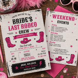 Brudens Sista Rodeo Nashville Möhippa Festligheter Inbjudningar