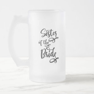 Brudens syster frostat ölglas
