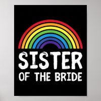 Brudens syster Lgbt lesbisk bröllop möhippa