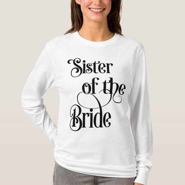 Brudens syster t shirt (Framsida)