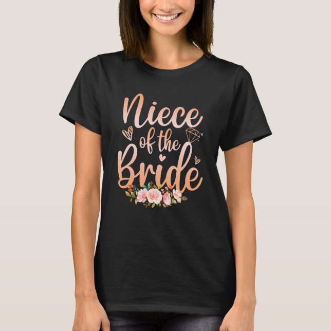 Brudens systerdotter   Bröllopsdusch   Kvinnor T Shirt (Framsida)