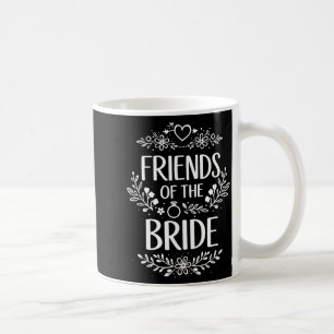 Brudens vän bröllopssällskap familj kaffemugg
