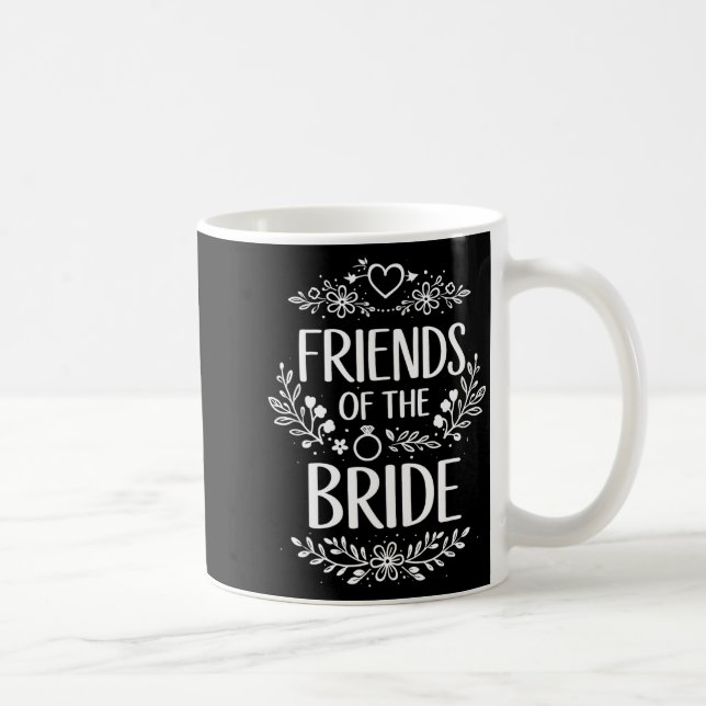 Brudens vän bröllopssällskap familj kaffemugg (Höger)