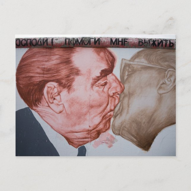 Bruderkuss Vykort (Framsida)