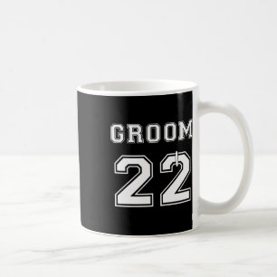 Brudgum 2022 Förlovningsfest Matchande Smekmånad B Kaffemugg