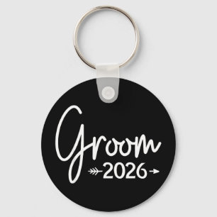Brudgum är 2026 gift bröllop brudparti nyckelring