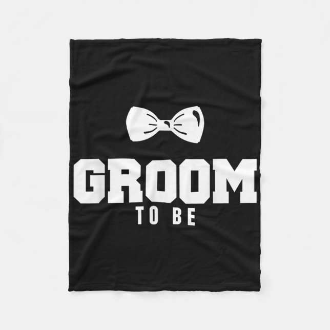 Brudgum Att Vara Svärmannen Party  Fleecefilt (Framsidan)