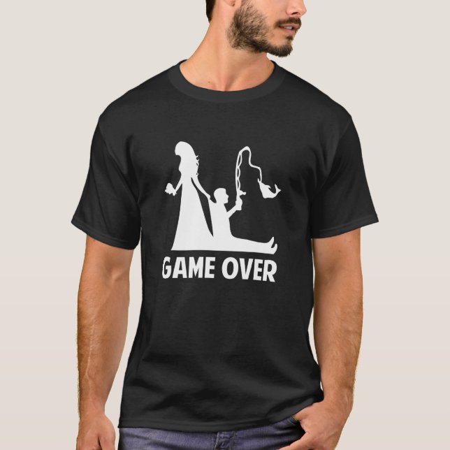 Brudgum Bröllop Möhippa Svattsång Möhippa T Shirt (Framsida)