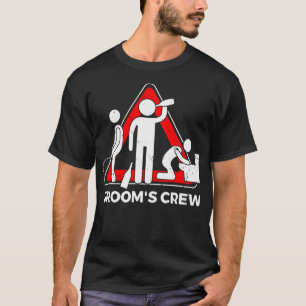 Brudgum Crew  Brudgum Brudtärna Svärmannafest T Shirt