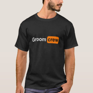 Brudgum Crew Sängkantsfest Brudgumsgäng Stag Grupp T Shirt
