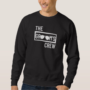 Brudgum Crew Trupp Bröllop Bäst Man Spenar Fest G Lång Ärmad Tröja