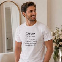 Brudgum Definition T-Shirt | Brudgum Present