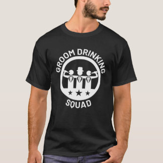 Brudgum Drinking Squad Brudgum Brudtärnar Spenarpa T Shirt