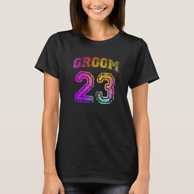 Brudgum Engagemangsfest Brudgum Matchning 2023 Sme T Shirt (Framsida)