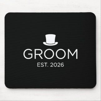 Brudgum Est 2026 Herr Make Man Nygift Bröllopsfest Musmatta