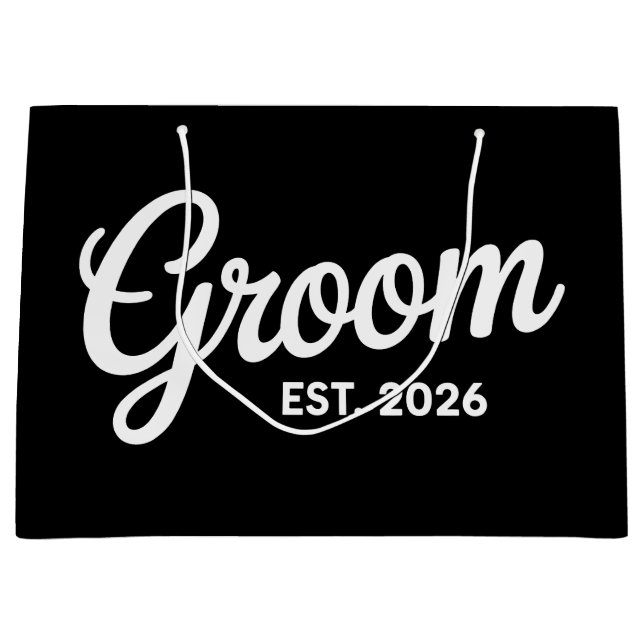 Brudgum Est 2026 Matchande Förbereder Bröllop (Framsidan)