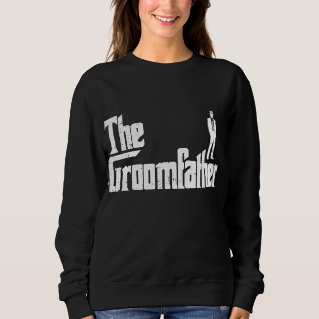 Brudgum Far Bröllopsfest Rehearsal Middag  T Shirt (Framsida)