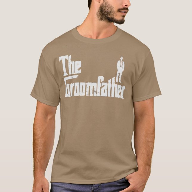 Brudgum Farlig Rolig Bröllopsfest Övningsmiddag  T Shirt (Framsida)