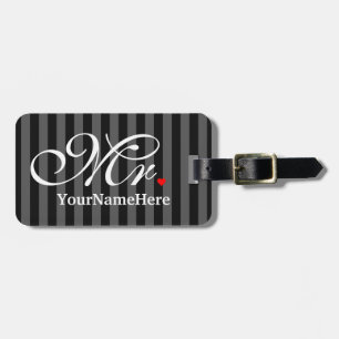 Brudgum för personligHerr make som hans hennes Bagagebricka