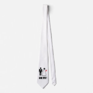 Brudgum man LEK för tie ÖVER! Slips
