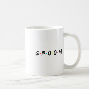Brudgum män möhippa bröllopsdag Brudgum att bli Kaffemugg