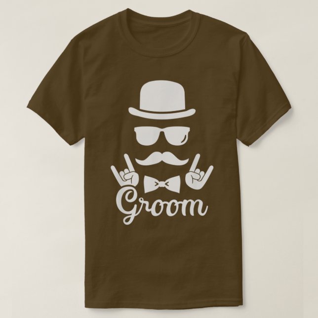 Brudgum möhippa Brudgum Present Gåva För Män Bröll T Shirt (Design framsida)