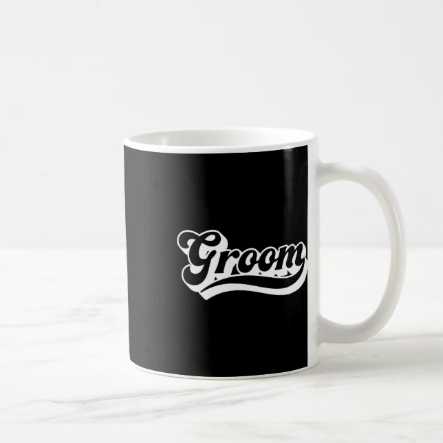 Brudgum möhippa för män matchande besättning trupp kaffemugg (Höger)