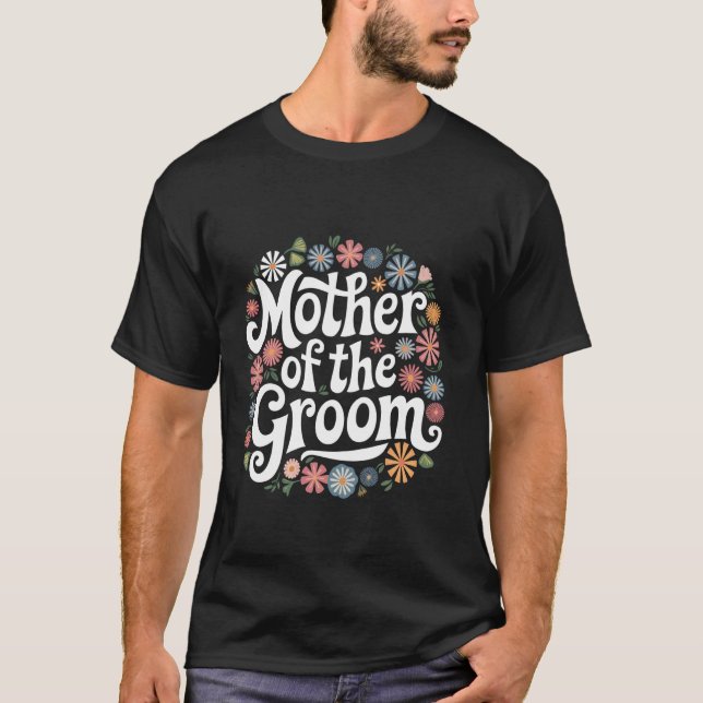Brudgum Mor Till Brudgummen T Shirt (Framsida)