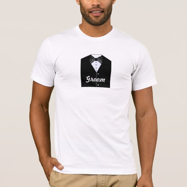 Brudgum Smokingsvit Tee (Framsida)