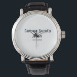 Brudgum Squad bestman möhippa lägg till namn Armbandsur<br><div class="desc">design</div>