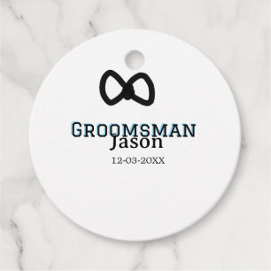 Brudgum Squad bestman möhippa lägg till namn  Gåvor Etiketter