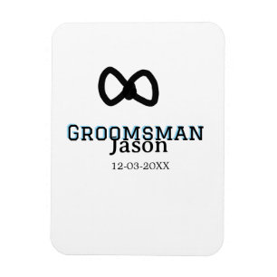 Brudgum Squad bestman möhippa lägg till namn Magnet