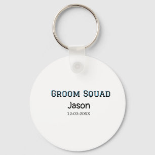 Brudgum Squad bestman möhippa lägg till namn  Nyckelring