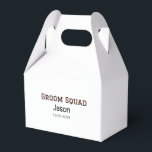 Brudgum Squad bestman möhippa lägg till namn  Presentaskar<br><div class="desc">design</div>