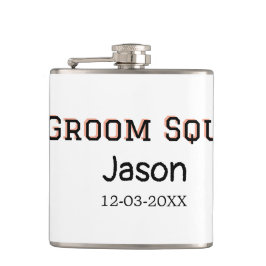 Brudgum Squad bestman svensexa lägg till namn  Fickplunta