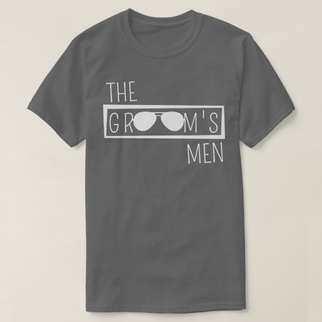 Brudgum Squad Bröllop Bäst Man Sällskap Brudgumsfe T Shirt (Design framsida)