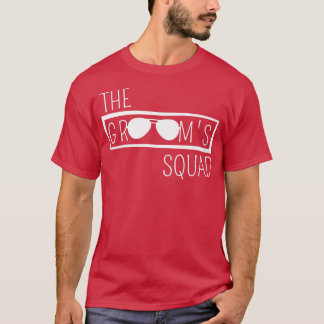 Brudgum Squad Bröllop Bäst Man Sängläge Party Brud T Shirt