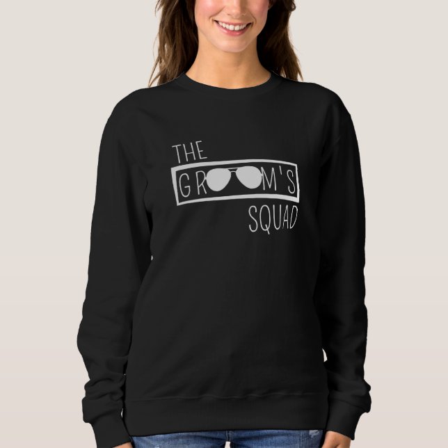 Brudgum Squad Bröllop Best Man Möhippa Groo T Shirt (Framsida)