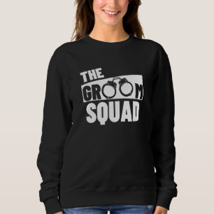 Brudgum Squad Bröllop Bröllopsfest Bäst Man Sängvä T Shirt