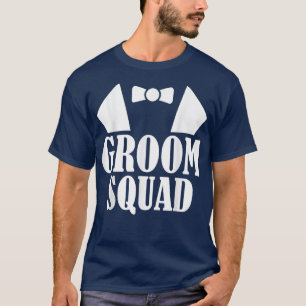 Brudgum Squad Bröllop Sängvätning Bröllop Äktenska T Shirt