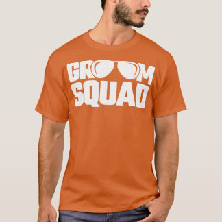 Brudgum Squad Brudgummer Roligt Månadens Pojke Sis T Shirt