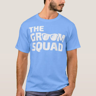 Brudgum Squad Brudgummer Roligt Svensexa Bröllop G T Shirt