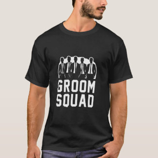 Brudgum Squad Brudtärnar Sängvätning Team Brödrask T Shirt