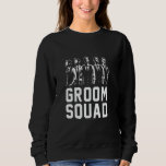 Brudgum Squad Brudtjänare Sängvätning Team Bröllop T Shirt<br><div class="desc">Brudgum Squad Brudtjänare Sängvätning Team Bröllop Vibes</div>