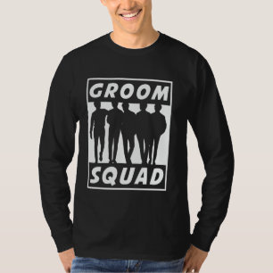 Brudgum Squad Förlovning Brudgumsfest Sällskap M T Shirt