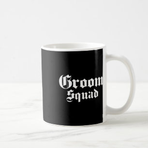 Brudgum Squad Old School - Svärmannafest - Bröllop Kaffemugg