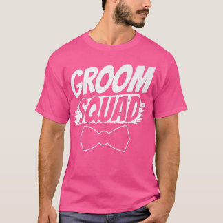 Brudgum Squad Party Citat Bachelor Bröllop  T Shirt
