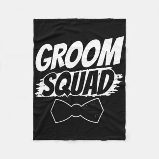 Brudgum Squad Party Tales Bröllop 2  Fleecefilt