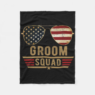 Brudgum Squad Sängkammarbröllop Brudgummen Bröllop Fleecefilt